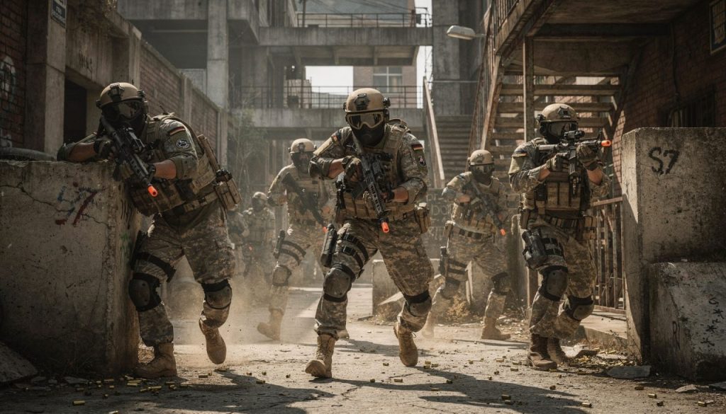 Airsoft en milieu urbain aménagé : jouer collectivement