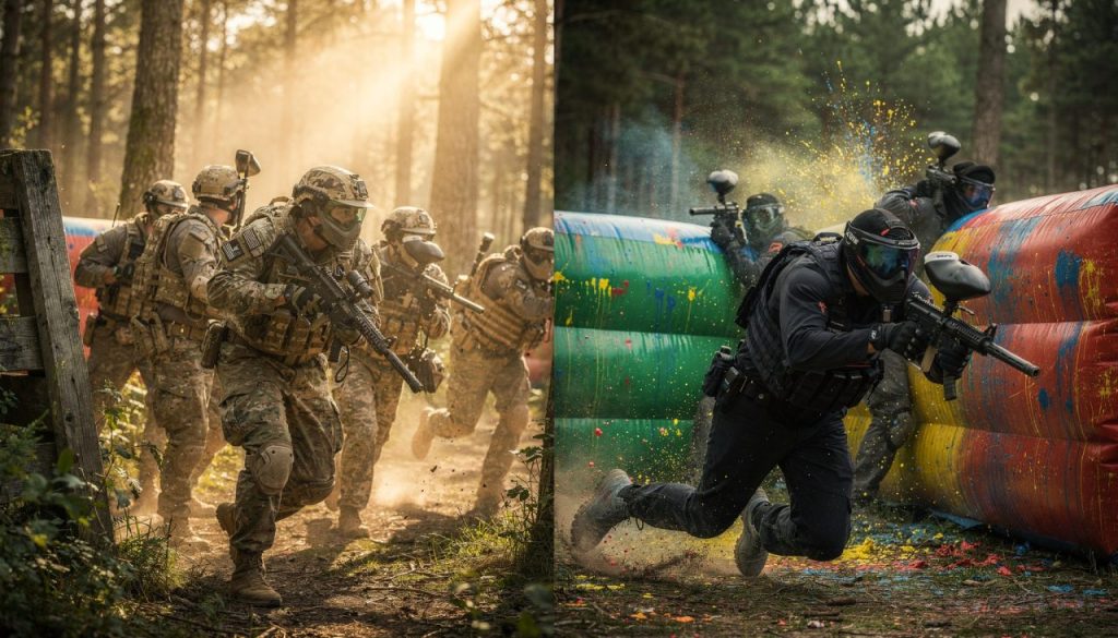 Airsoft ou paintball : quelle activité choisir ?