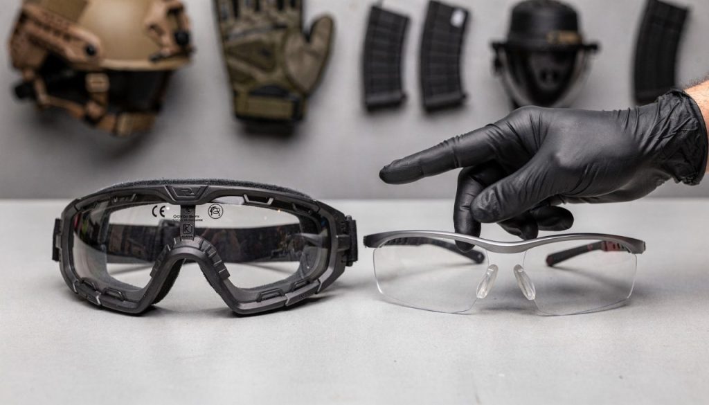 Normes des lunettes d’airsoft : lire les marquages